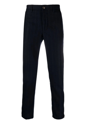 Incotex pinstripe tailored trousers - Blue