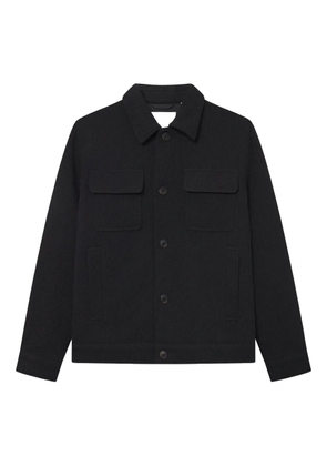 Les Deux Nash twill shirt jacket - Black