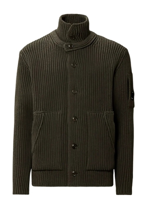 C.P. Company button ribbed cardigan - Grey