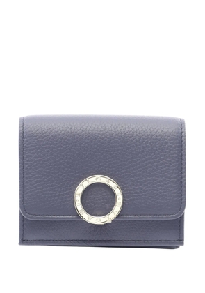 Bvlgari Pre-Owned 2010-2025 Leather Trifold Wallet small wallets - Blue