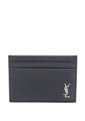 Saint Laurent Pre-Owned Cassandre leather cardholder - Black