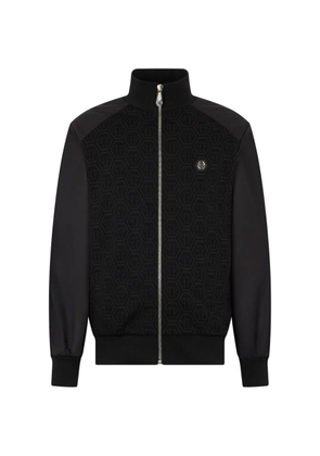 Philipp Plein monogram track jacket - Black