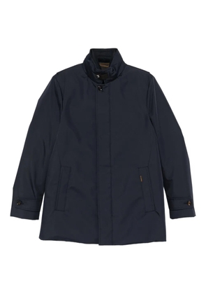 Moorer high-neck buttoned jacket - Blue