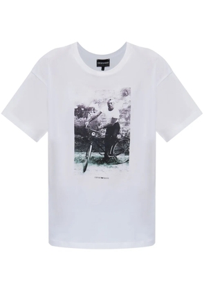 Emporio Armani photograph-print T-shirt - White