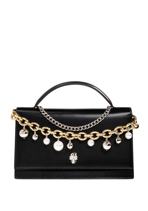 Alexander McQueen skull chain-embellished tote bag - Black