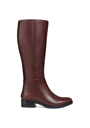 Geox Felicity panelling knee boots - Brown