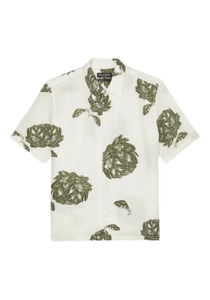Marc O'Polo floral-print short-sleeve shirt - White