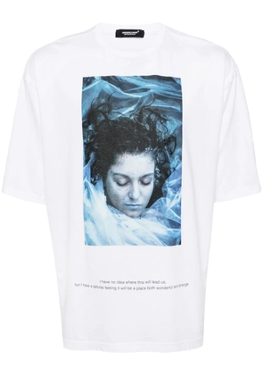 Undercover graphic-print cotton T-shirt - White