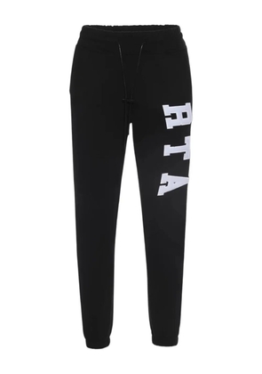 RTA Owen Collegiate logo track pants - Black