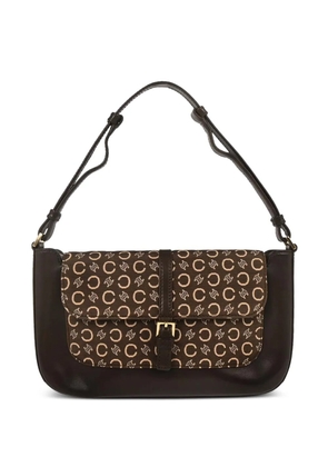 Celine Pre-Owned 1990-2000s printed buckle handbag - Brown