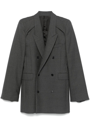 ALAINPAUL double-breasted blazer - Grey