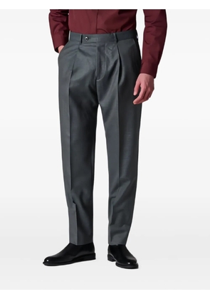 Paul Smith pleated check trousers - Grey