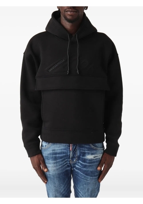 DSQUARED2 embroidered-logo hoodie - Black