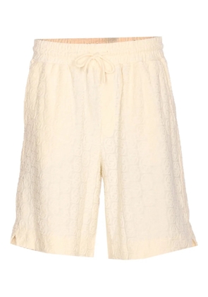 Drôle De Monsieur elasticised-waist track shorts - Neutrals