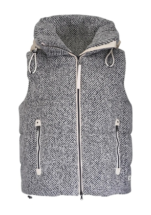 BOGNER hooded zip gilet - Grey
