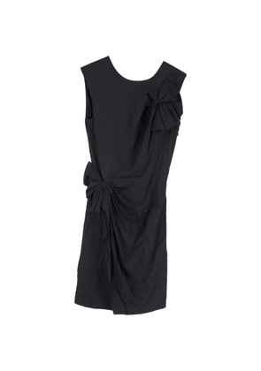 Diane Von Furstenberg Vintage Agata ruffled sleeveless dress - Black