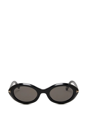 TOM FORD ovale frame sunglasses - Black