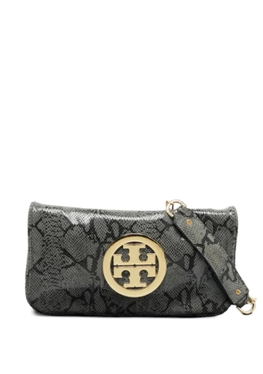 Tory Burch python suede shoulder bag - Grey
