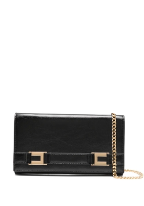 Elisabetta Franchi mini chain-strap clutch bag - Black