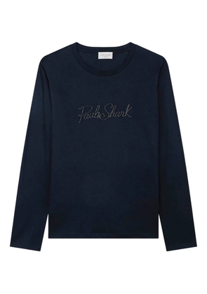 Paul & Shark logo-studded T-shirt - Blue