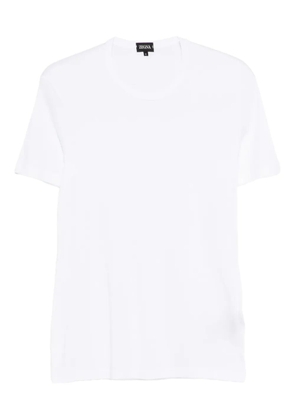 Zegna ribbed T-shirt - White