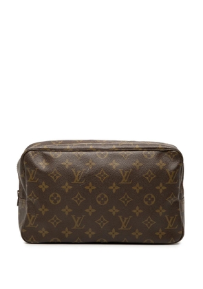 Louis Vuitton Pre-Owned 1982 Monogram Trousse Toilette 28 clutch bag - Brown