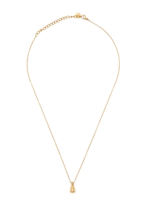 BLAKLACE teardrop-pendant necklace - Gold
