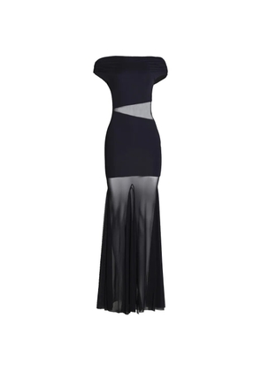 AXEL 113 Noire semi-sheer dress - Black