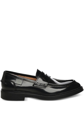 Giuliano Galiano Kobra penny-slot loafers - Black
