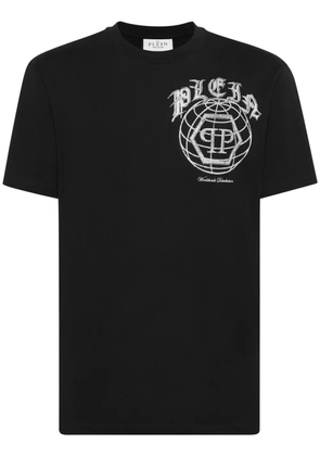 Philipp Plein logo-print cotton T-shirt - Black