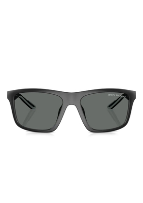 Armani Exchange rectangle frame sunglasses - Black