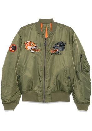 Maharishi 5345 Duality Panther MA1 bomber jacket - Green