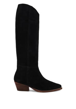 Free People 50mm Sway suede boots - Black