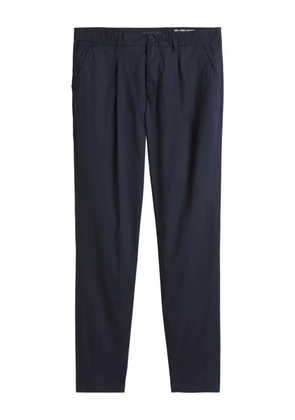 Marc O'Polo pleated-front trousers - Blue