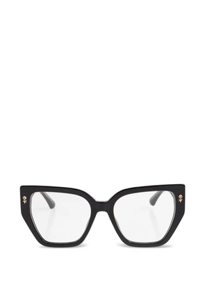 ETRO floral-embellishment cat-eye glasses - Black