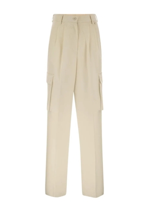 Herno pleated cargo trousers - Neutrals
