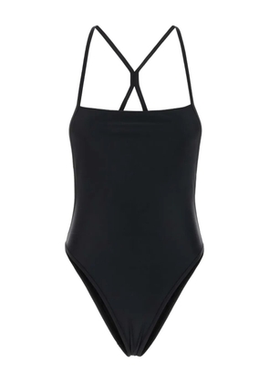 Marine Serre crescent moon swimsuit - Black