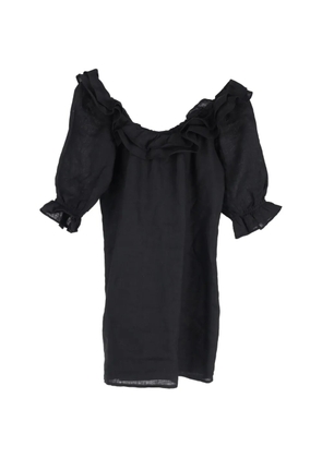 Reformation ruffled mini dress - Black