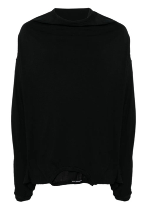 Undercover upside-down long-sleeved T-shirt - Black