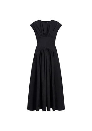 Proenza Schouler White Label Nyssa gathered-detail maxi dress - Black