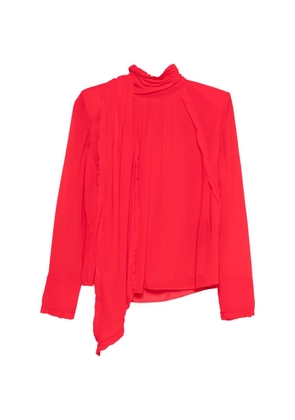 Dorothee Schumacher ruffled high-neck blouse - Red