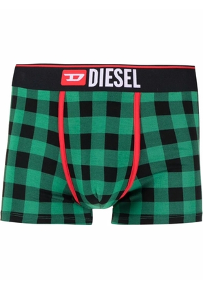 Diesel UMBX-Damien checked boxers - Green