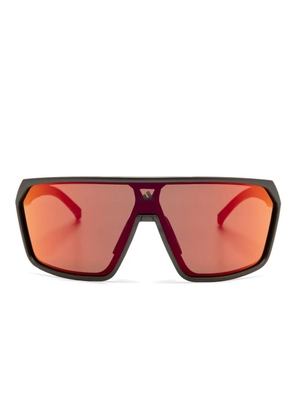 adidas shield-frame sunglasses - Green