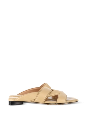 Bottega Veneta Pre-Owned Vienna crossover sandals - Neutrals