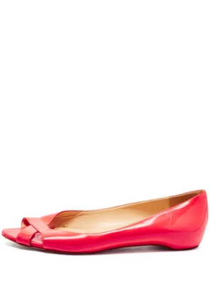 Christian Louboutin Pre-Owned patent-leather sandals - Red