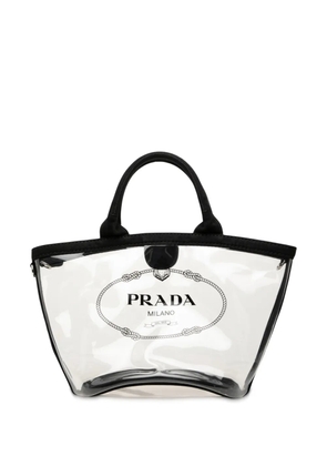 Prada Pre-Owned 2013-2025 PVC Canapa Logo satchel - Black