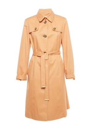 BOSS single-breasted belted coat - Orange
