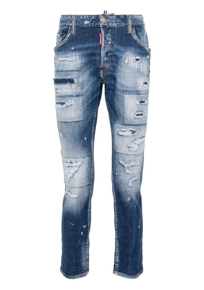 DSQUARED2 distressed slim-leg jeans - Blue
