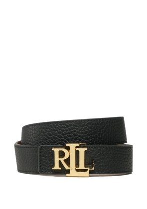 Lauren Ralph Lauren logo-buckle belt - Black