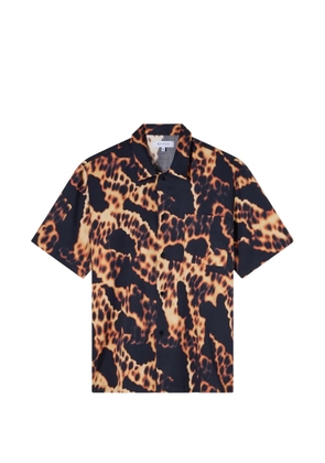 Edwin Yakedo patterned chest-pocket shirt - Black